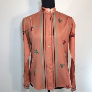 Maple Leaf Vintage Buttoned Blouse